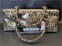 Primeware Insulated Wine Clutch Leopard Print