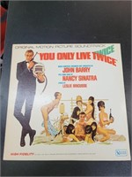 Vintage James Bond soundtrack album