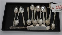 (12) S. Kirk and Son sterling silver floral