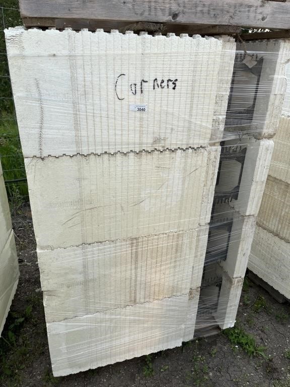 UNUSED Pallet of ICF blocks - CORNERS