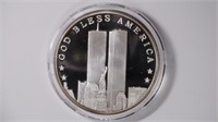 World Trade Center 1ozt Silver .999 Round