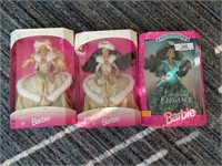 Three Special Edition Barbie Dolls