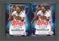 2 Count 2024 Topps Baseball Series 1 Blaster