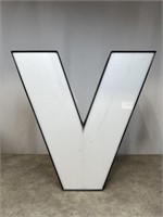 LED Letter V Lighted Sign