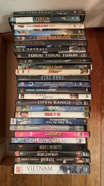 (20) DVD MOVIES