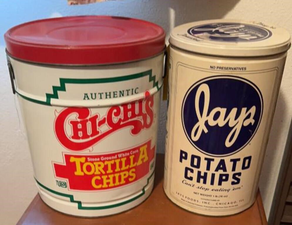 CHI CHI & JAYS CHIP CONTAINERS