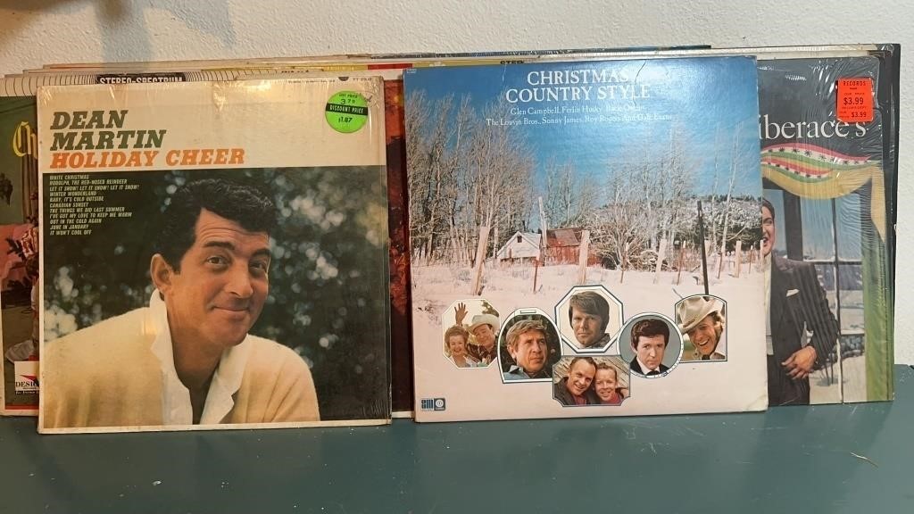 (15) VINTAGE CHRISTMAS ALBUMS