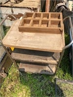 Kitchen cart, crate