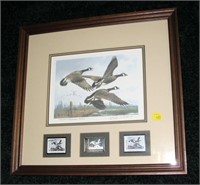 2- Prints: 1985 Migratory Bird stamp/prints 50th