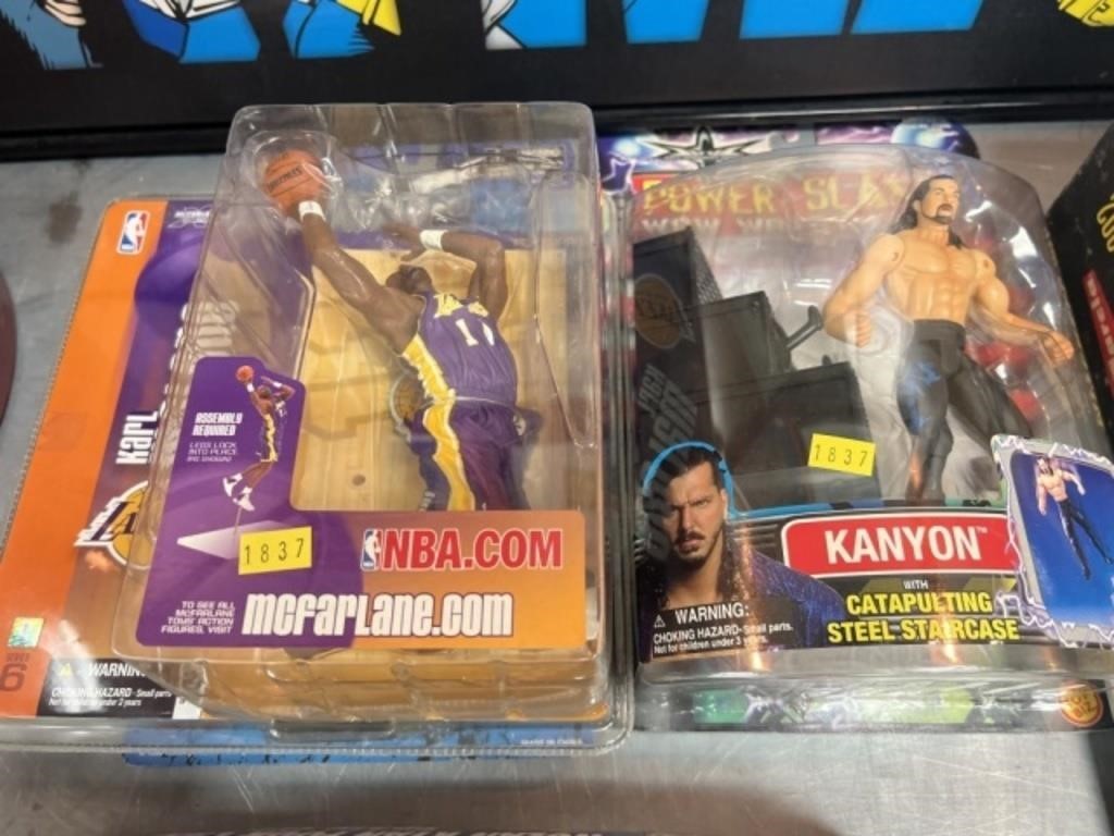 (3) Wrestling Action Figures