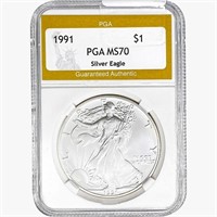 1991 Silver Eagle PGA MS70