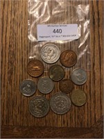 (11) Assorted Mexican Coins