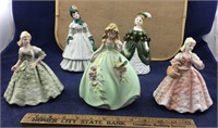 Vntg Lefton & Joseph' Originals & Other Lady Figs.