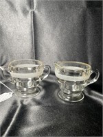 1960s Bartlett Collins Vintage Cream & Sugar Set