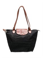 Longchamp Black Nylon Le Pliage Tote Bag