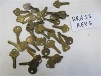 Old brass keys