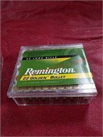 100 rounds 22 long rifle Remington ammo