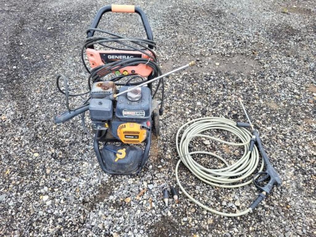 Generac clog hog 3100 psi presher washer