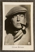 CLIVE BROOK: JASMATZI Tobacco Card (1933)