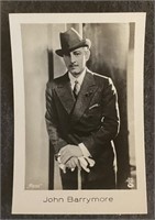 JOHN BARRYMORE: JASMATZI Tobacco Card (1933)