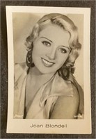 JOAN BLONDELL: JASMATZI Tobacco Card (1933)