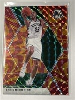 2019-20 Mosaic Orange Prizm #85 Khris Middleton