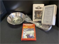 Asteroids Computer Game, Silverplate, Music Box.