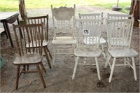 Seven Farm Chairs