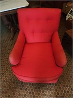 26W x30H x33D red chair