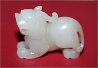 White Jade Foo Dog