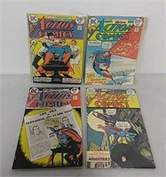 4 DC 20 cent Action comics