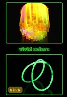 8 Inch Glowstick Bracelets - 5 Color Mix