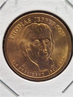 Thomas Jefferson US $1 presidential coin
