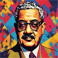 Thurgood Marshall "Mr Civil Rights" by Charis