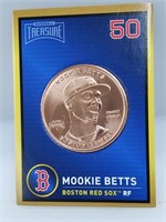 1 oz .999 Copper Mookie Betts - Boston Red Sox