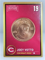 1 oz .999 Copper Joey Votto - Cincinnati Reds