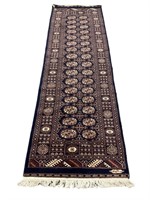 Antique hand knotted runner
