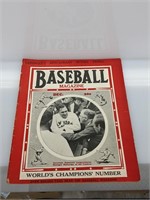 1932 Baseball Magazine FDR Cover Lou Gehrig Inside