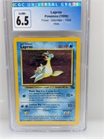 CGC 6.5 Fossil Lapras Holo - Unlimited