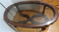 Oval Coffee Table  48x28x18"