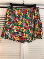 VINTAGE VICTORIA HARBOR PRINTED SHORTS LARGE