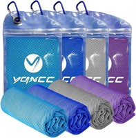 $15  YQXCC 4pk Cooling Towel (40x12)  Assorted