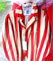 U208- BRITISH 1920'S UNIVERSITY STRIPED BLAZER