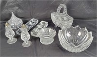 Crystal Tableware - Bowls, Basket Etc.