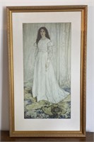 Framed Whistler "Symphony in White" Print