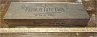 Rees' Famous Take-Outs Wooden Box- 17.5" Long