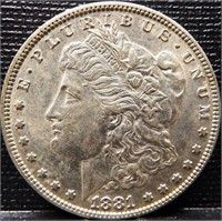 1881-O Morgan Silver Dollar Coin