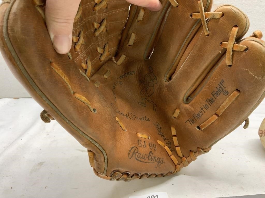 Rawlings GJ99 Mickey Mantle Baseball Glove