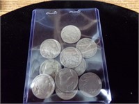 10 Buffalo nickels