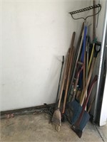 Grouping of yard tools